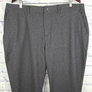 Public Rec All Day Every Day Pants Men Charcoal Heather Grey Stretch Chino 40X26